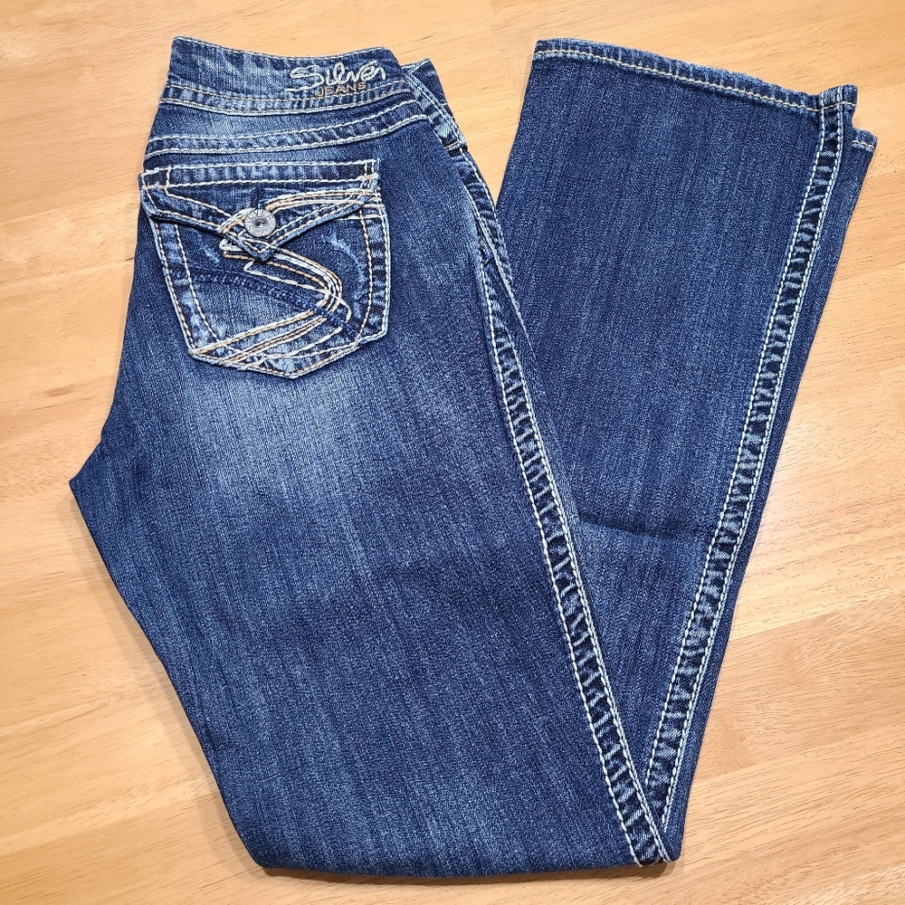 Silver Suki Surplus Bootcut Jeans Size 27